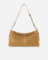 Große Schultertasche Keeper Bag aus Veloursleder - | Pinko
