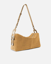 Keeper Bag large shoulder bag in suede - | Pinko
