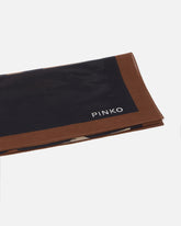 Scarf with tiger print - | Pinko
