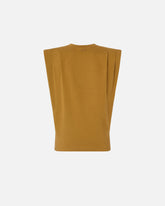 Sleeveless double jersey T-shirt - | Pinko