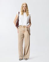 T-shirt smanicata in jersey doppio - | Pinko