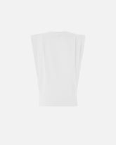 T-shirt smanicata in jersey doppio - | Pinko