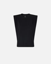 Sleeveless double jersey T-shirt - | Pinko