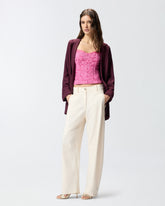 Lace bustier top - | Pinko