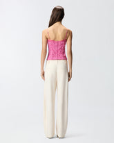 Lace bustier top - | Pinko