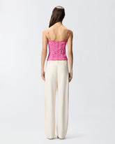 Lace bustier top - | Pinko