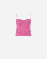 Lace bustier top - | Pinko
