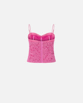 Lace bustier top - | Pinko