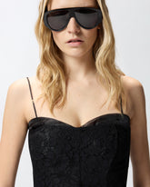 Top bustier in pizzo - | Pinko