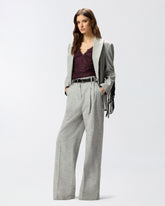 Floral lace top with shoulder straps - | Pinko