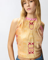 Top copricostume con logo Love Birds - | Pinko