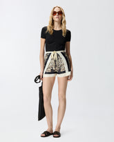 Shorts pareo con stampa snake - | Pinko