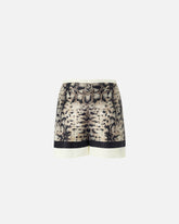 Shorts pareo con stampa snake - | Pinko