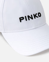 Cap with peak and embroidered logo - | Pinko