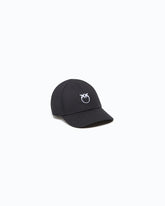 Cappellino con visiera e logo Love Birds - Nero | Pinko