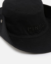 Country hat with embroidered logo - | Pinko