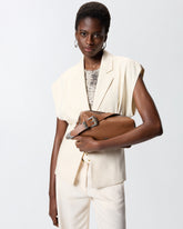Borsa bauletto a tracolla media in pelle new biker - | Pinko