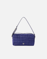 Bolso baúl mediano con bandolera de piel estampado cocodrilo - | Pinko