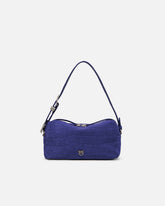 Mittlere Bauletto-Tasche aus Leder mit Krokoprint - | Pinko