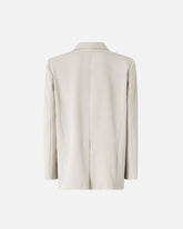 Fluid blazer with rear slit - Grey | Pinko