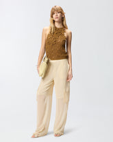Pantaloni leggeri con tasche cargo - | Pinko