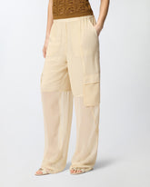 Pantaloni leggeri con tasche cargo - | Pinko