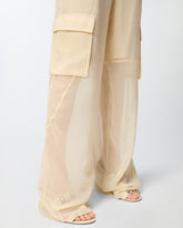 Pantaloni leggeri con tasche cargo - | Pinko