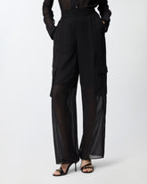 Pantalon léger à poches cargo - | Pinko