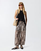 Halterneck top with fringes - | Pinko