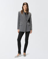 Buttonless jacket with belt - | Pinko