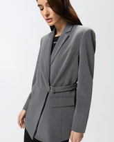 Buttonless jacket with belt - | Pinko