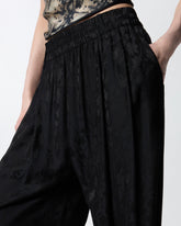 Pantaloni in jacquard floreale - | Pinko