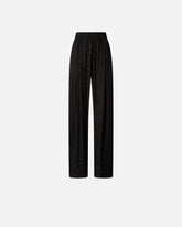 Floral jacquard trousers - | Pinko