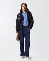 Pantalones de corte holgado con cinturón - | Pinko