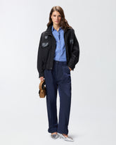 Pantalones de corte holgado con cinturón - | Pinko