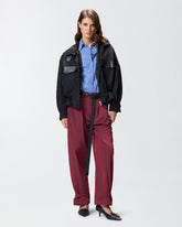 Hose im Loose Fit mit Gürtel - | Pinko