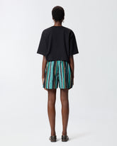 T-shirt cropped con ricamo Love Birds - | Pinko