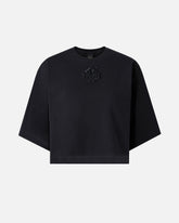 T-shirt cropped con ricamo Love Birds - | Pinko