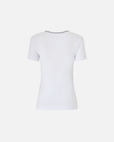 T-shirt wykonany ściągaczem z haftem Love Birds - | Pinko