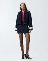 Maglia a righe con foulard - | Pinko