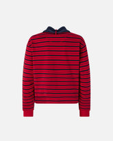 Pull rayé avec foulard - | Pinko