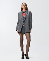 Maglia a righe con foulard - | Pinko