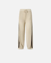 Openwork trousers with contrasting bands - | Pinko