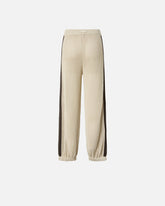 Openwork trousers with contrasting bands - | Pinko
