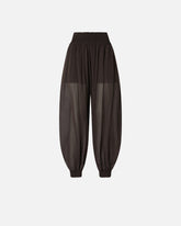 Pantaloni leggeri e fluidi - Marrone | Pinko