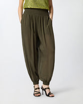 Pantalon ballon semi-transparent - | Pinko