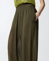 Pantalon ballon semi-transparent - | Pinko