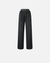Mesh trousers with mirror detail - | Pinko