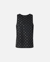 Débardeur en maille filet à sequins miroirs - | Pinko