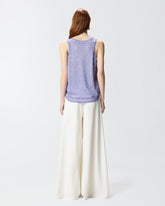 Canotta in rete con specchietti - Blu | Pinko